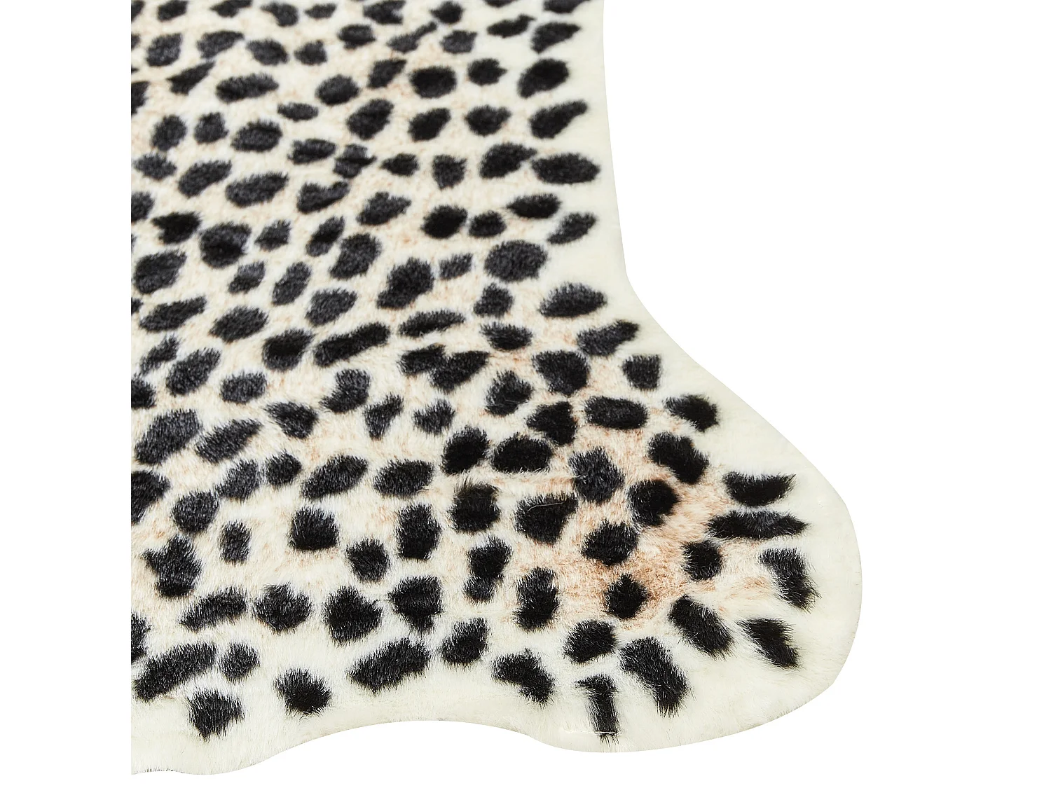 Tapis en fausse fourrure OSSA Beige 150 x 200 cm