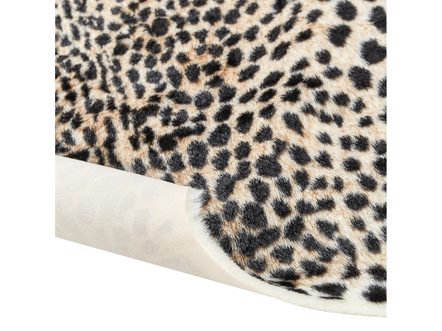 Tapis en fausse fourrure OSSA Beige 150 x 200 cm