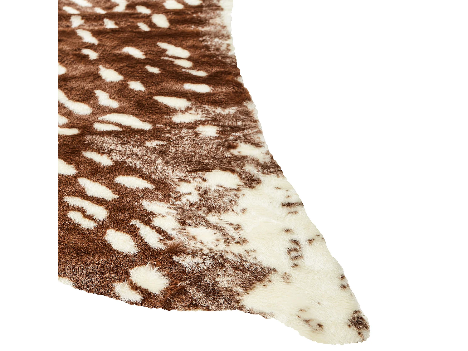 Vloerkleed kunstbont bruin 150 x 200 cm KNOLL