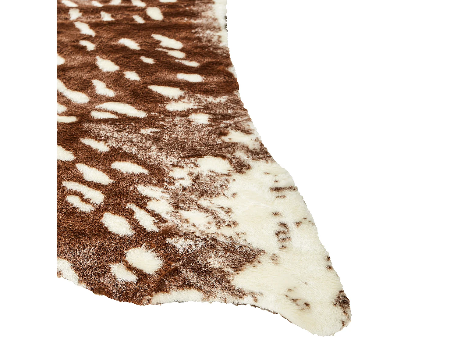 Tapis en fausse fourrure KNOLL Marron 130 x 170 cm