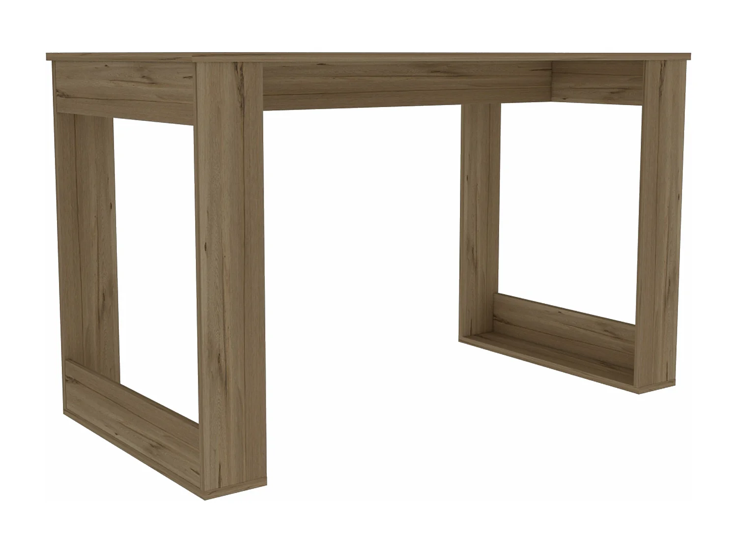 Bureau d'ordinateur Oviedo en mélamine, 72.89 cm X 119.88 cm X 59.94 cm , Beige