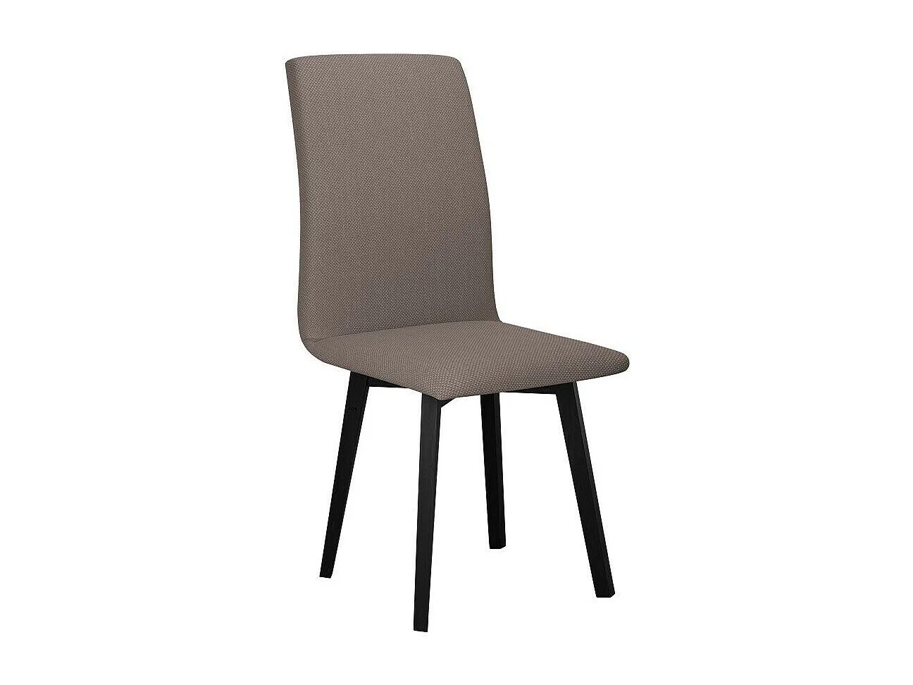 Silla Victorville 269, Negro|De color marrón claro, 90x43x40cm, Tapiz, De madera, Madera