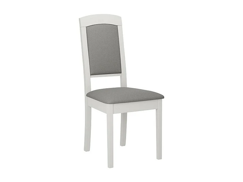 Silla Victorville 338, Blanco|Gris, 96x47x43cm, Tapiz, De madera, Madera