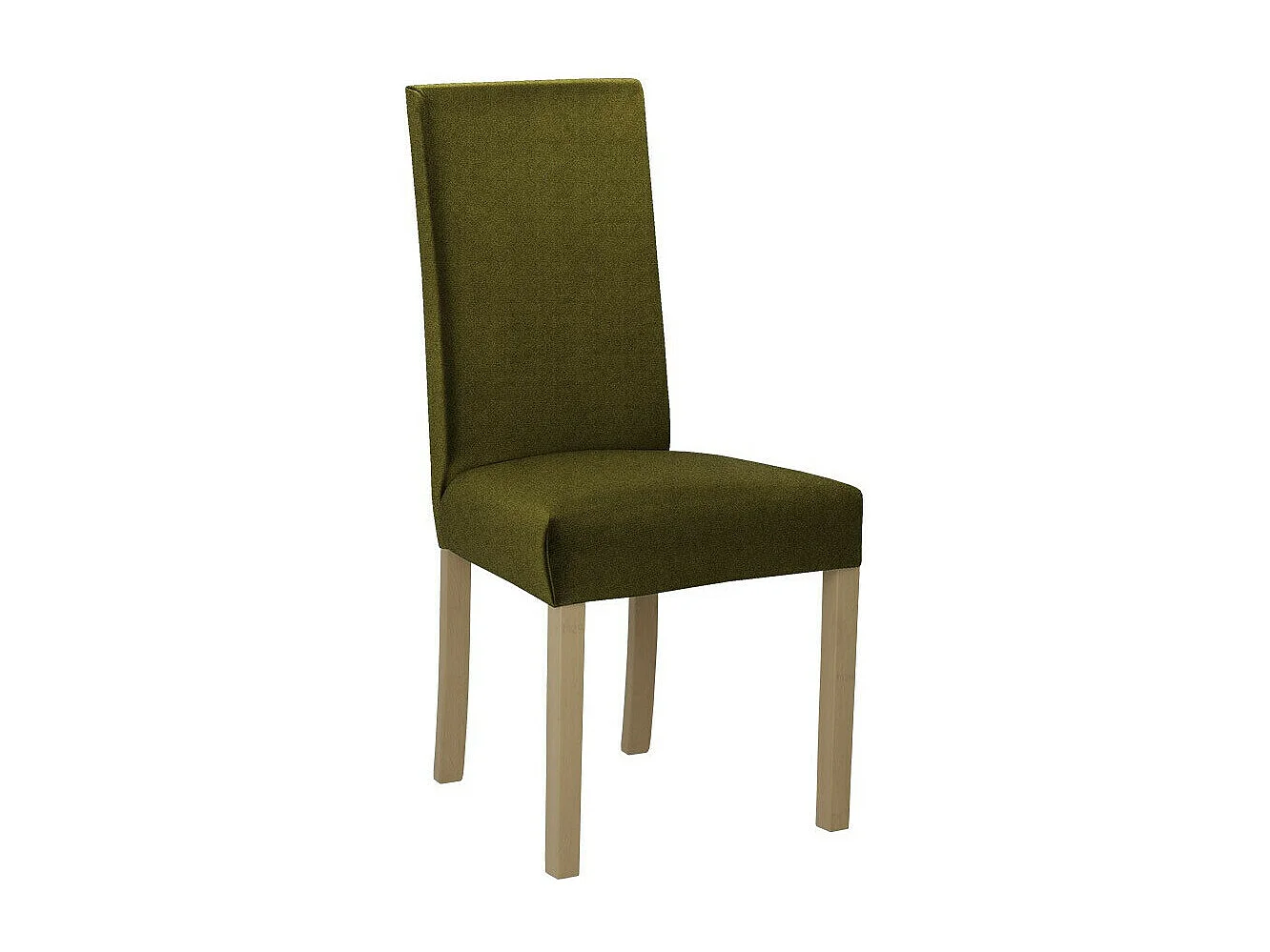 Chaise Victorville 160, Sonoma chêne|Vert, 97x45x41cm, Tapisserie, En bois, Bois