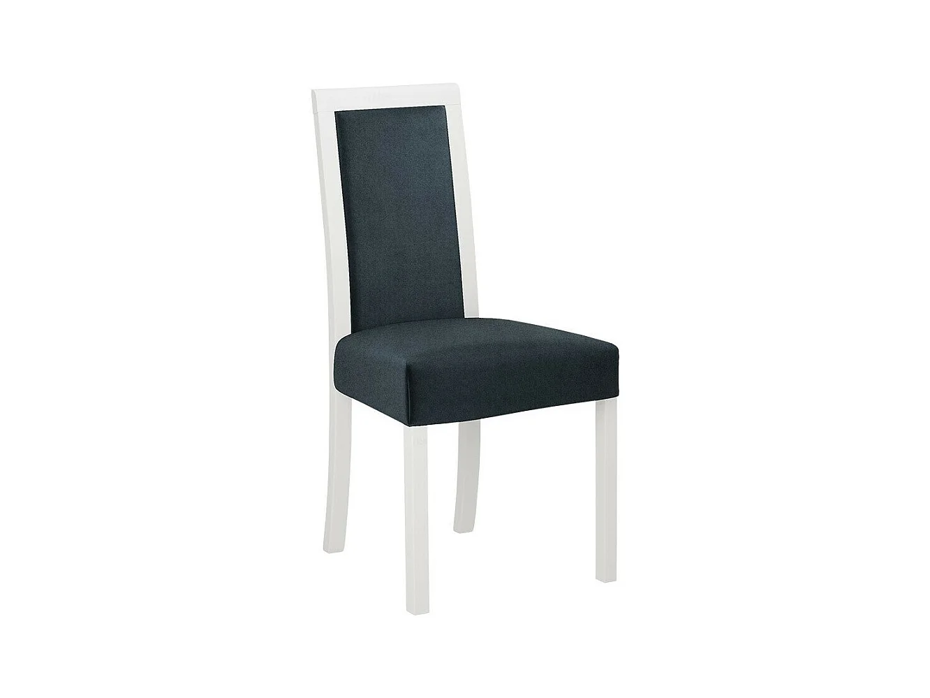 Silla Victorville 161, Gris|Blanco, 93x45x41cm, Tapiz, De madera, Madera