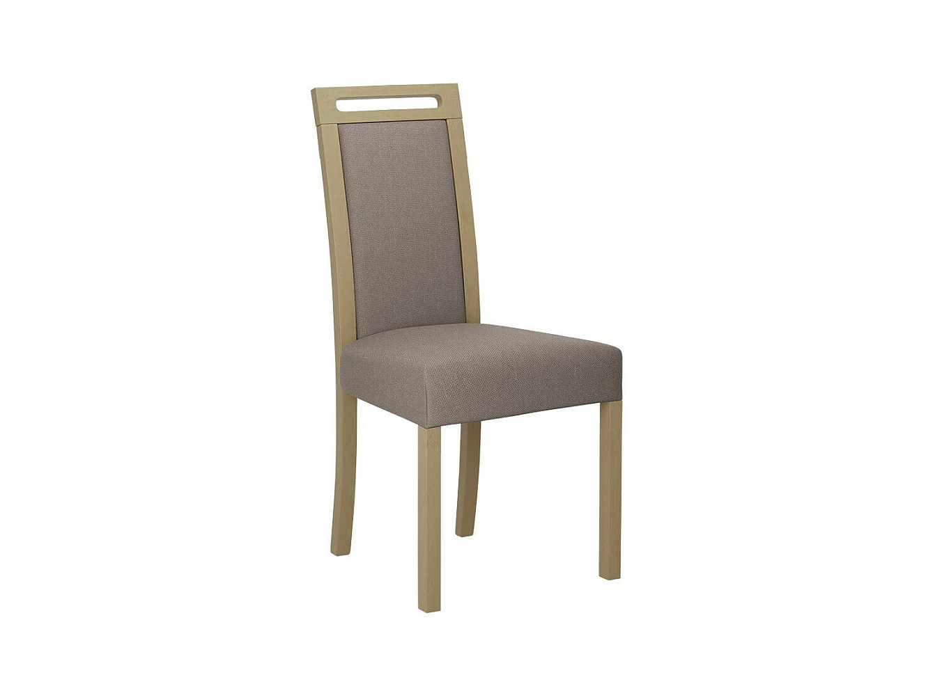 Silla Victorville 162, De color marrón claro|Roble Sonoma, 96x45x41cm, Tapiz, De madera