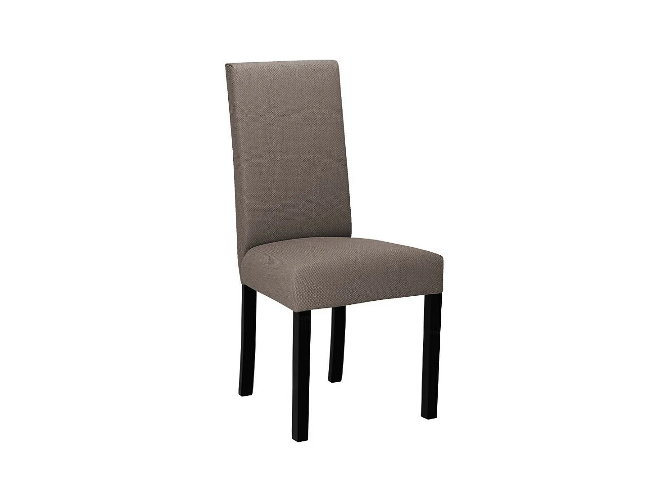 Silla Victorville 160, De color marrón claro|Negro, 97x45x41cm, Tapiz, De madera, Madera