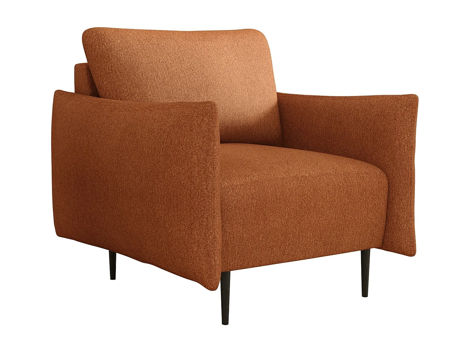 Sillón Columbus 225, Amarillo, 85x90x98cm, Tapiz, Patas: Metal