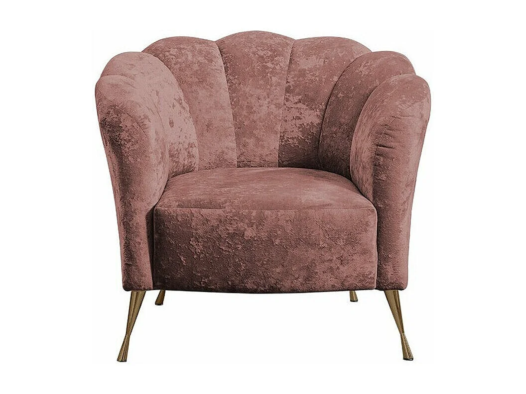 Poltrona Providence 150, Fucsia, 78x87x83cm, Arazzo, Gambe: Metallo