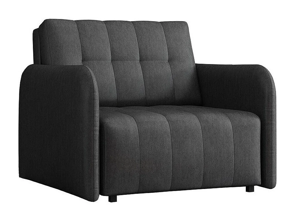 Fauteuil Columbus 176, Gris, 85x95x98cm, Tapisserie, Pieds: Plastique|Métal