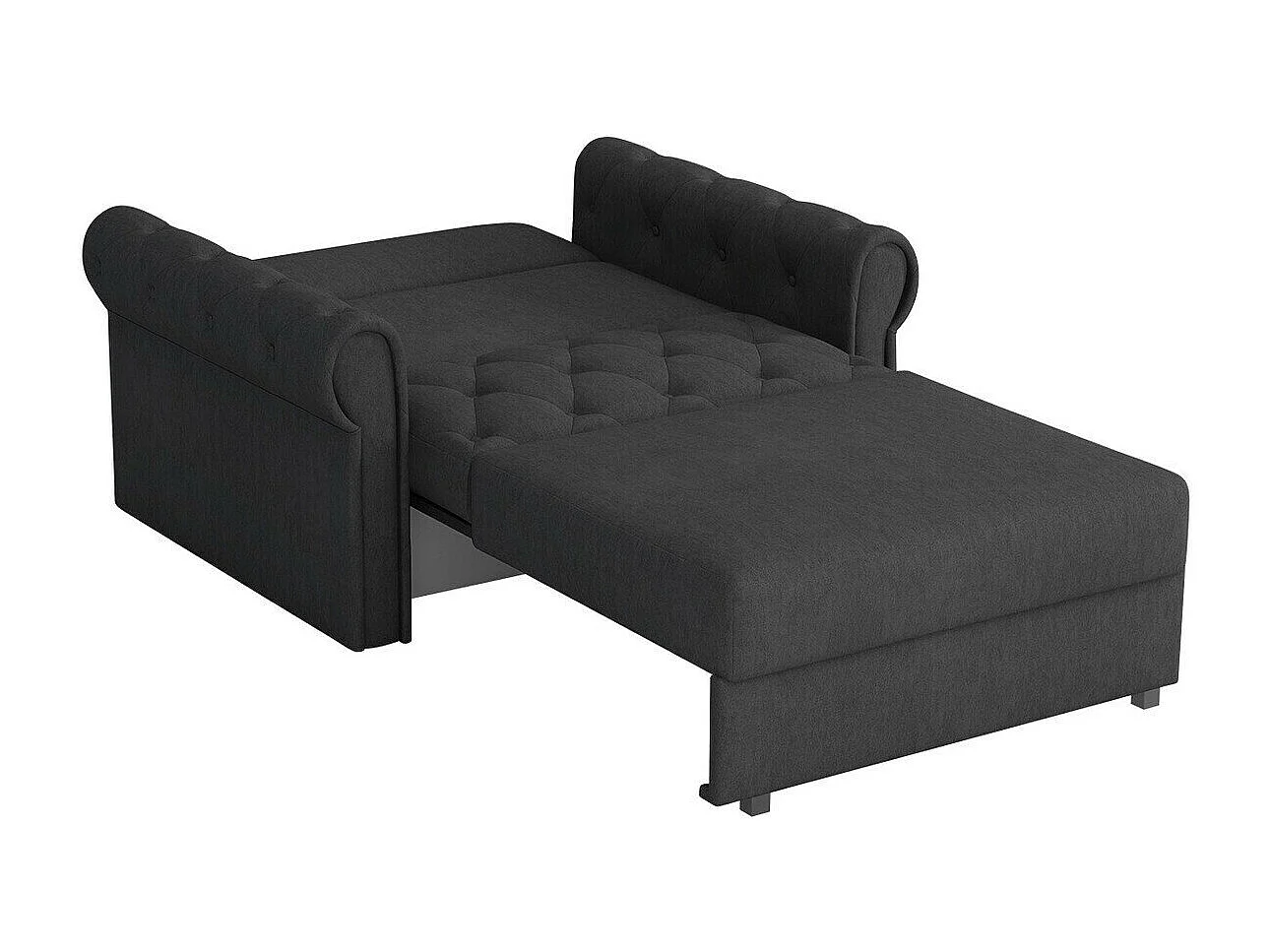 Sillón Columbus 200, De color marrón claro, 85x116x98cm, Tapiz, Patas: Metal