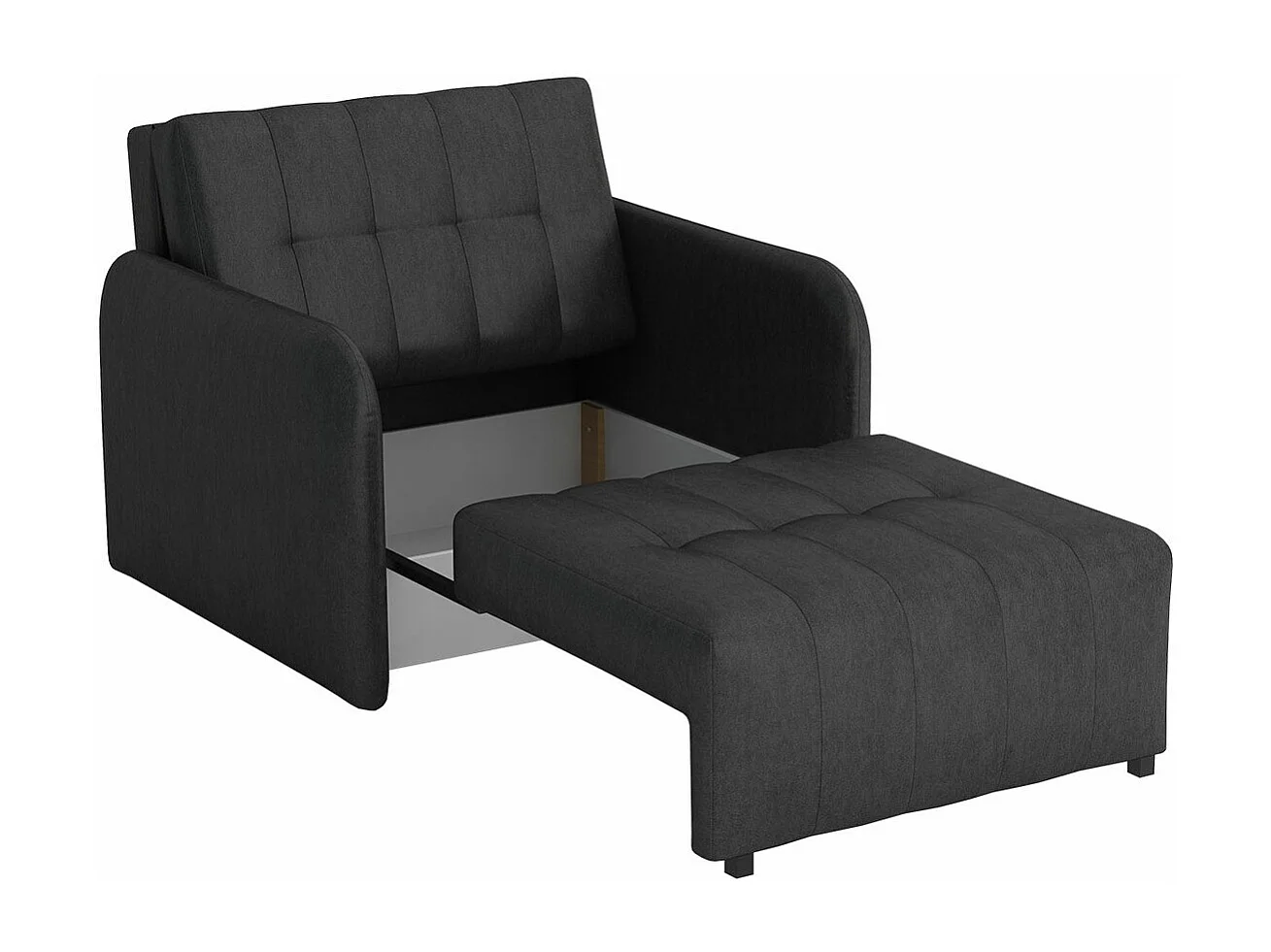Fauteuil Columbus 176, Brun clair, 85x95x98cm, Tapisserie, Pieds: Métal|Plastique