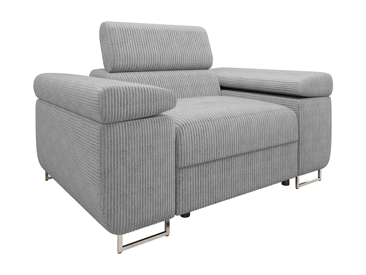 Sillón Comfivo Vinetum, Gris claro, Tapiz, 7x13x10cm