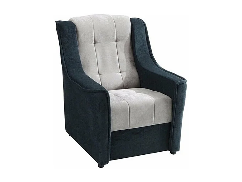 Fauteuil Providence 108, Gris, 93x90x83cm, Tissu, Pieds: Plastique