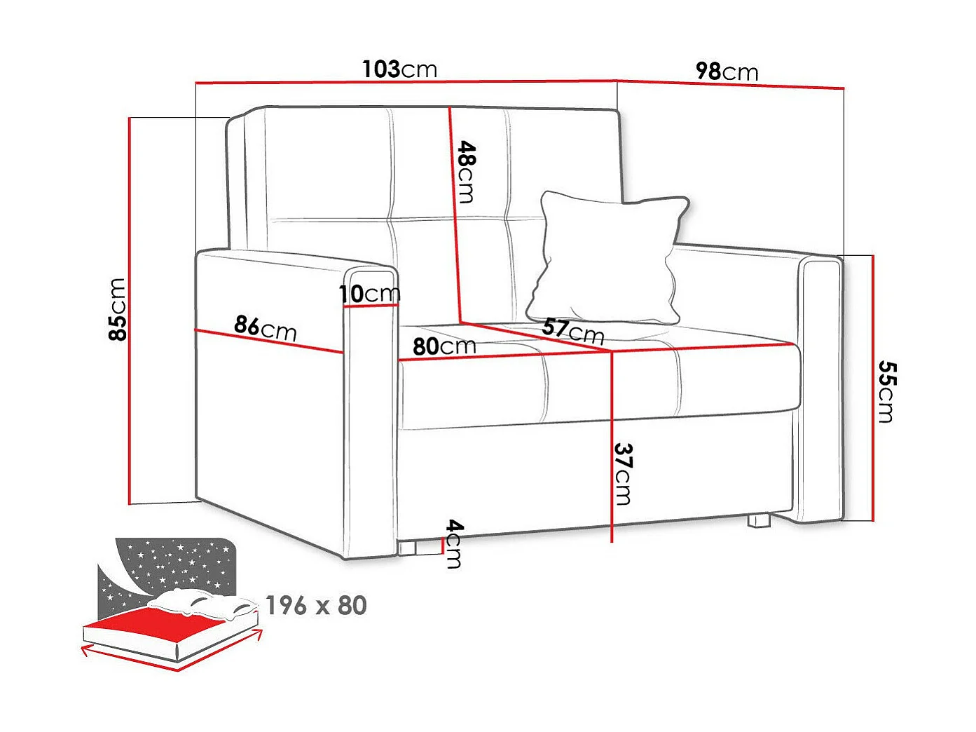 Fauteuil Columbus 104, Turquoise, 85x103x98cm, Tissu, Pieds: Métal