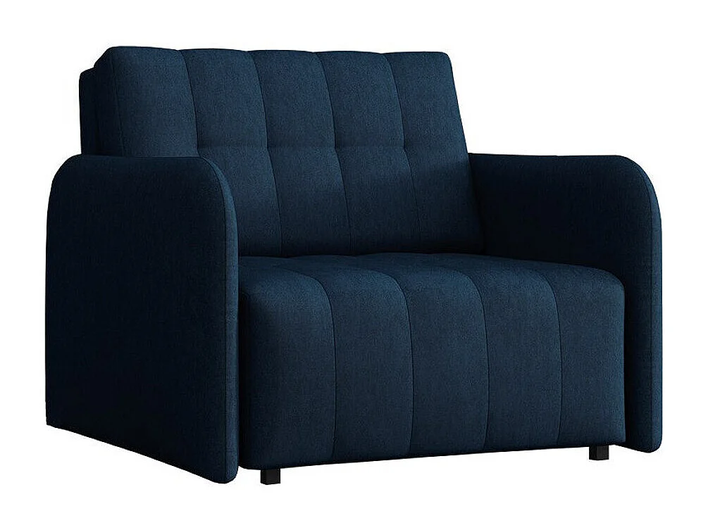 Sillón Columbus 176, Azul, 85x95x98cm, Tapiz, Patas: Metal|Plástico, Muebles ya montados
