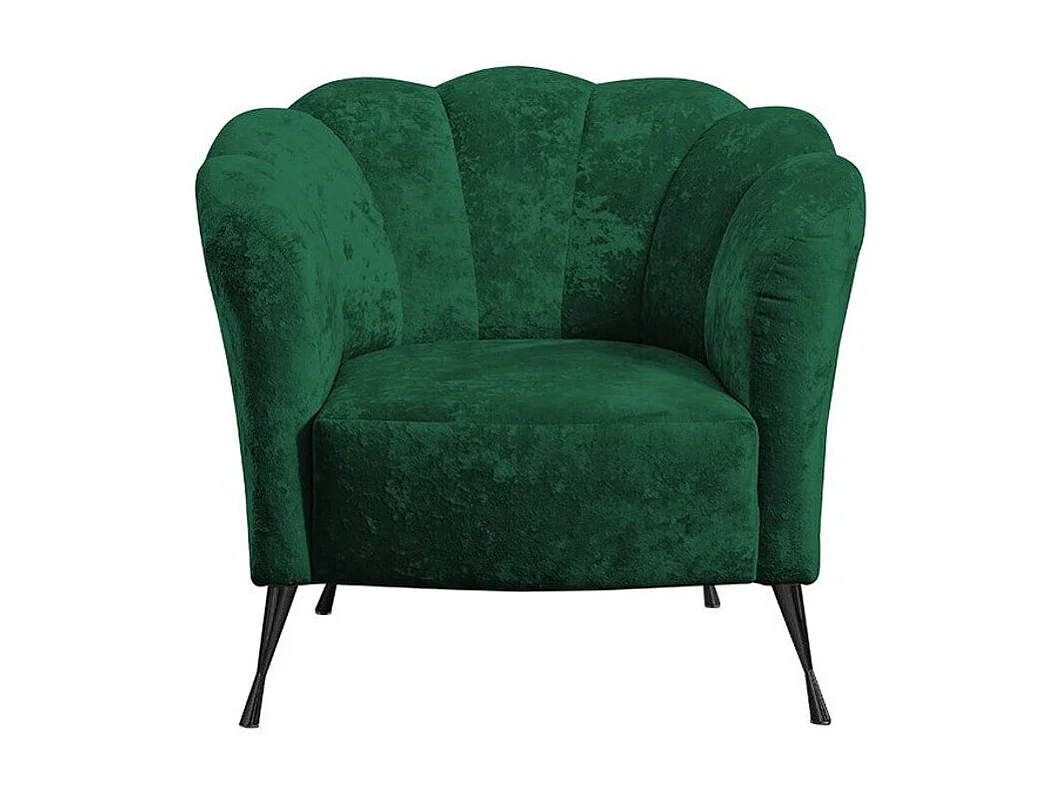 Sillón Providence 150, Verde, 78x87x83cm, Tapiz, Patas: Metal