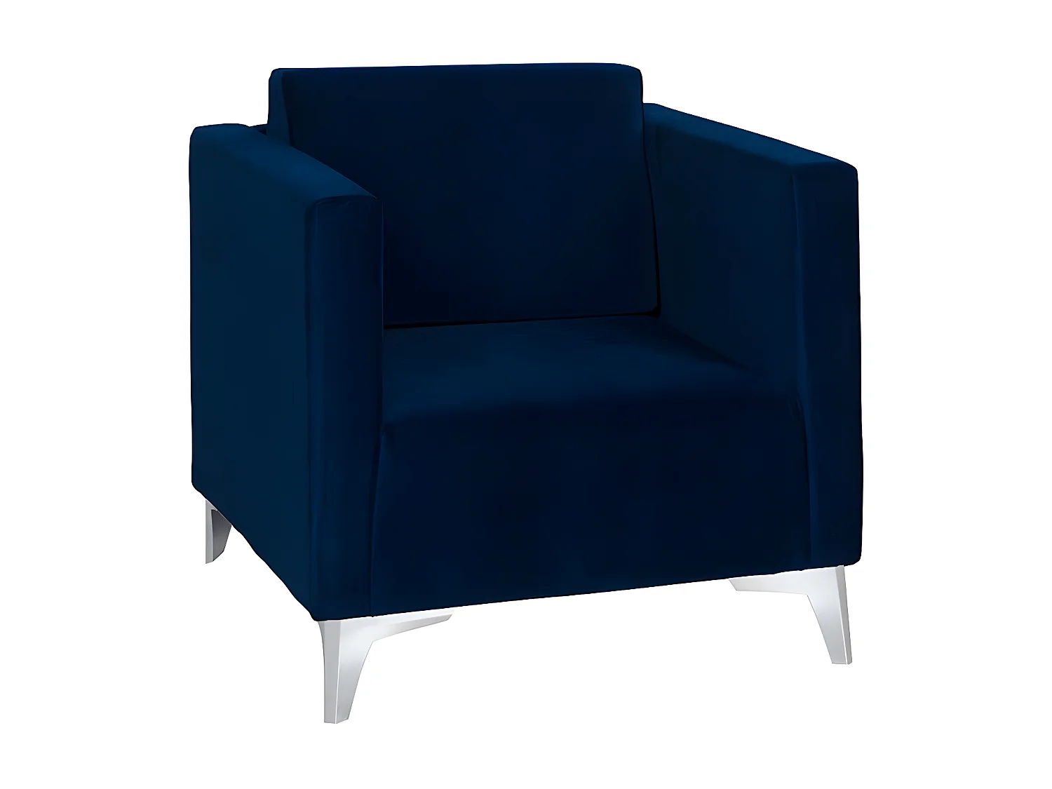 Poltrona Virmore 102, Azul, Tecido, 7x8x8cm