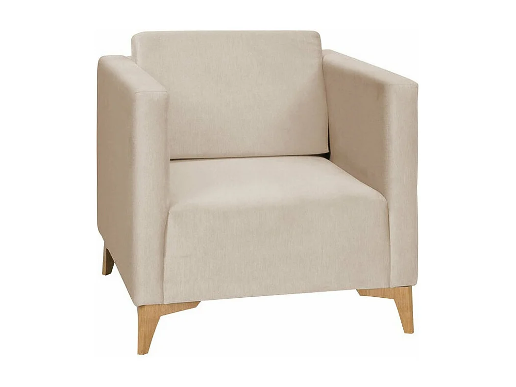 Poltrona Virmore 102, Castanho claro, Tecido, 7x8x8cm