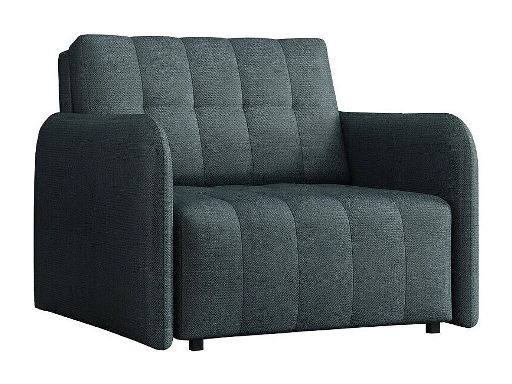 Fauteuil Columbus 176, Gris, 85x95x98cm, Tapisserie, Pieds: Plastique|Métal