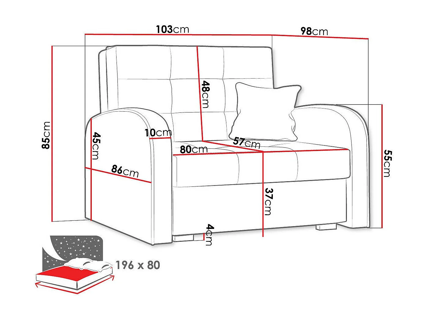 Fauteuil Columbus 114, Vert, 85x103x98cm, Tissu, Pieds: Bois, Mobilier déjà assemblé