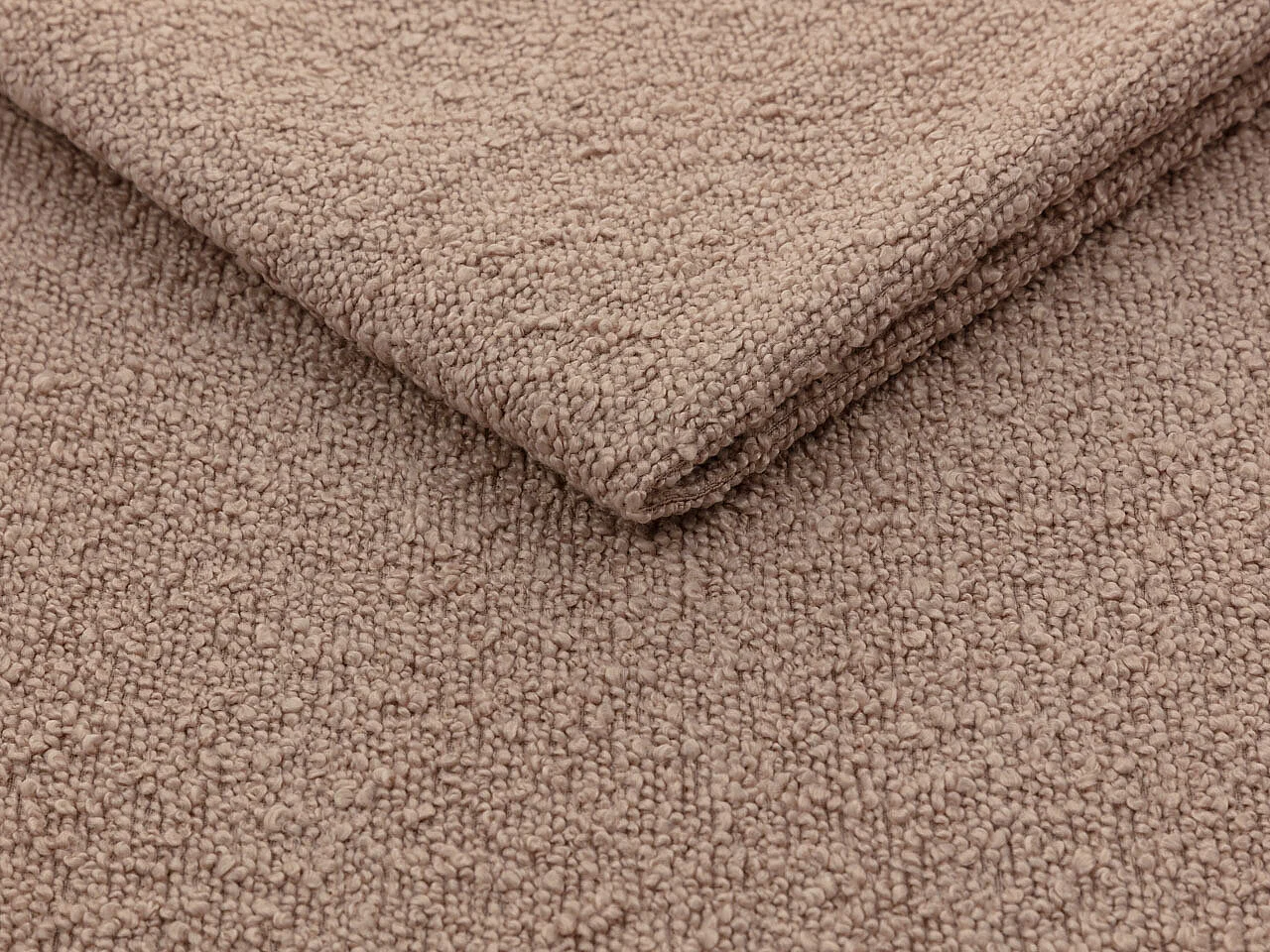 Sillón Clovis 100, De color marrón claro, 76x59x67cm, Tapiz, Patas: Madera