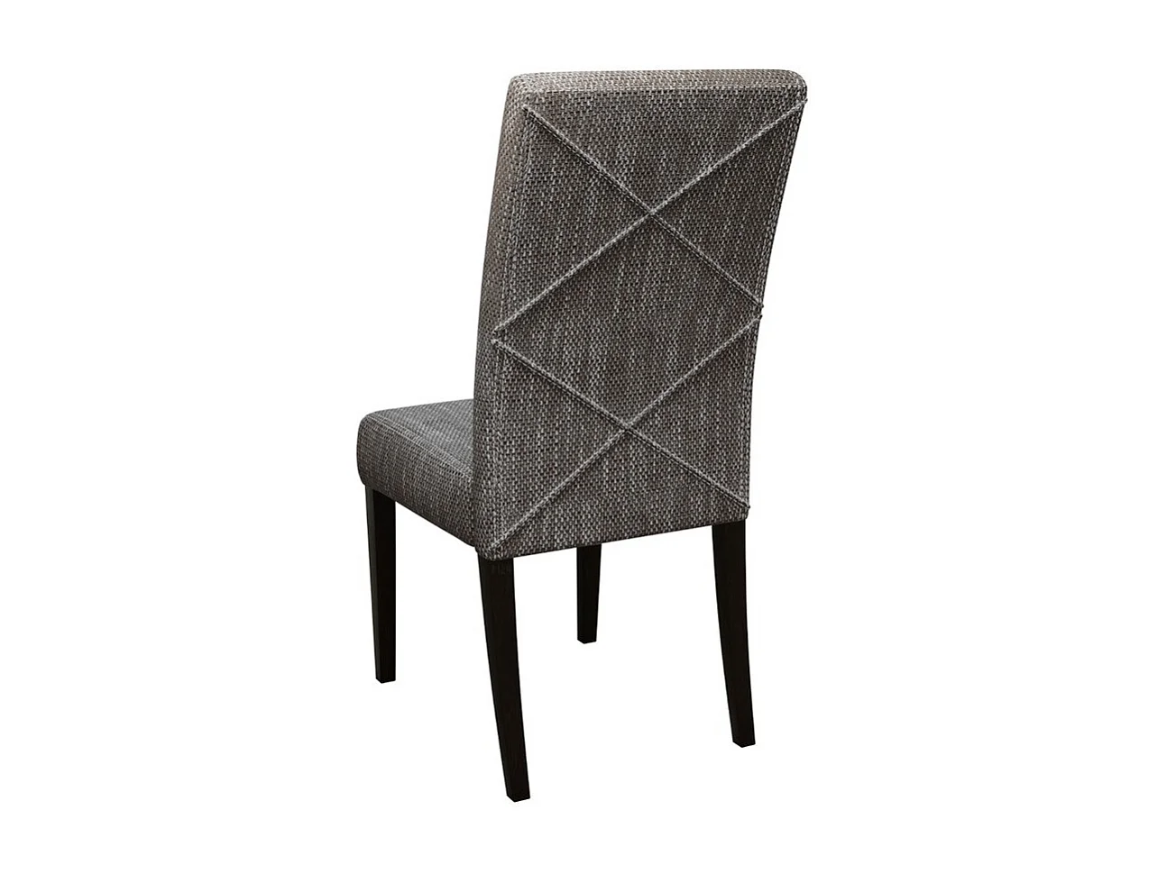 Silla Sparks 184, Gris|Wengué, 105x45x42cm, Tapiz, De madera, Madera