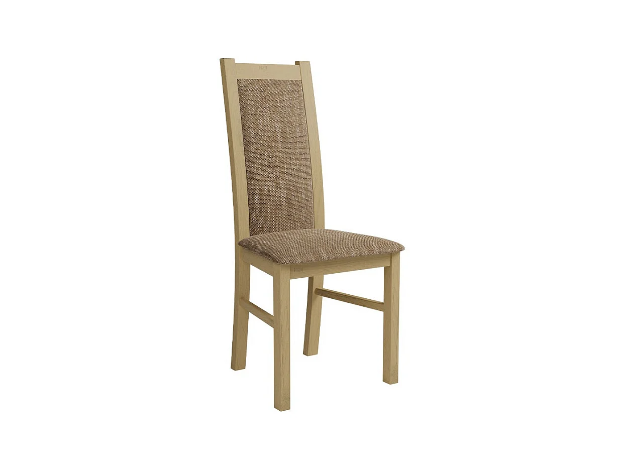 Sedia Sparks 116, Marrone|Sonoma quercia, 95x44x40cm, Arazzo, Di legno, Legno