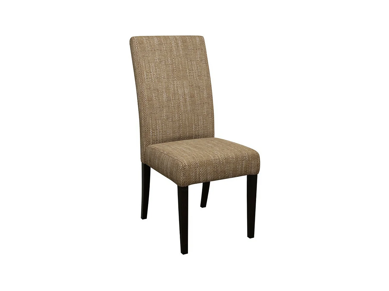 Chaise Sparks 184, Wengué|Marron, 105x45x42cm, Tapisserie, En bois, Bois