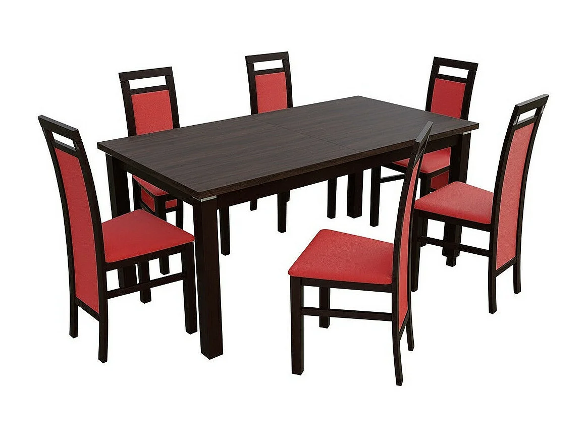 Silla Sparks 100, 97x46x40cm, Cuero ecológico, De madera, Madera