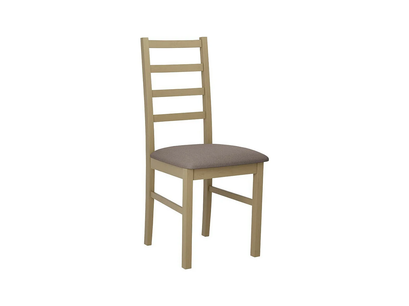Chaise Victorville 171, Brun clair|Sonoma chêne, 94x43x49cm, Tapisserie, En bois, Bois