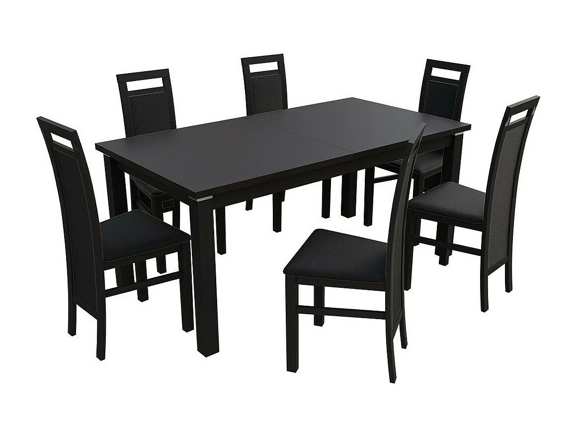 Cadeira Sparks 100, Eco couro, De madeira, Madeira, 97x46x40cm