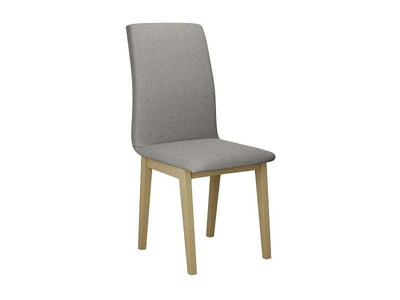 Silla Victorville 268, Roble Sonoma|Gris claro, 90x43x40cm, Tapiz, De madera, Madera