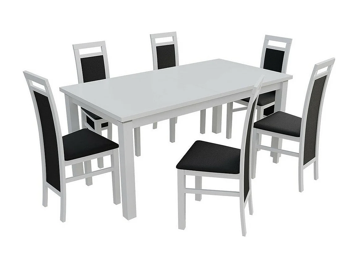 Silla Sparks 100, 97x46x40cm, Cuero ecológico, De madera, Madera