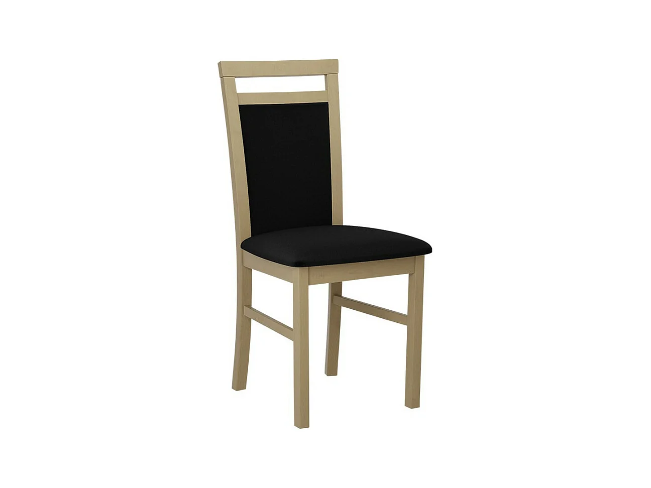 Chaise Victorville 154, 93x43x40cm, Tapisserie, En bois, Bois, Mobilier déjà assemblé
