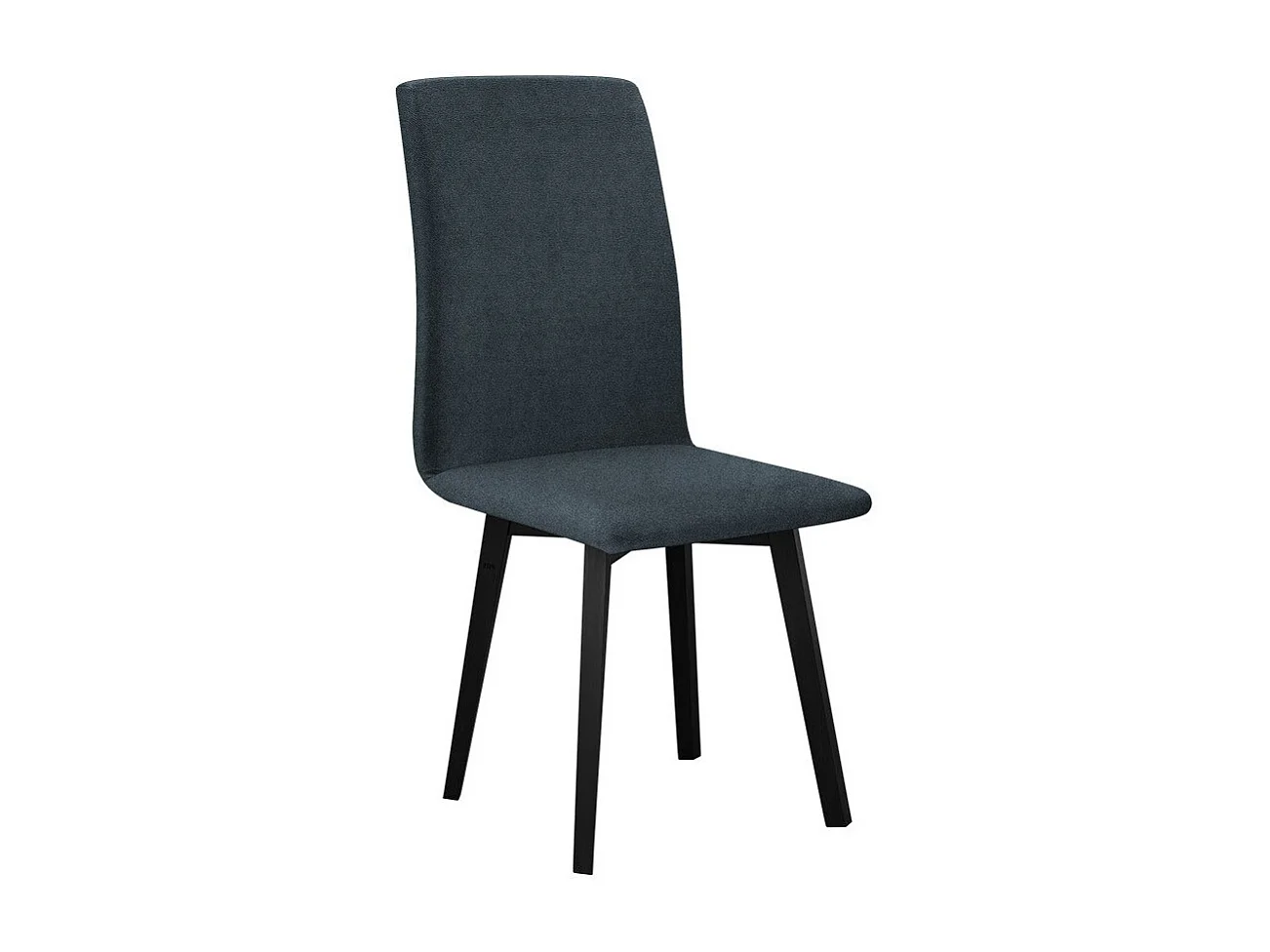 Silla Victorville 269, Negro|Gris, 90x43x40cm, Tapiz, De madera, Madera
