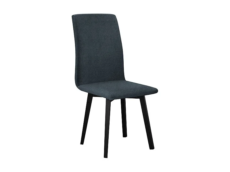 Silla Victorville 269, Negro|Gris, 90x43x40cm, Tapiz, De madera, Madera