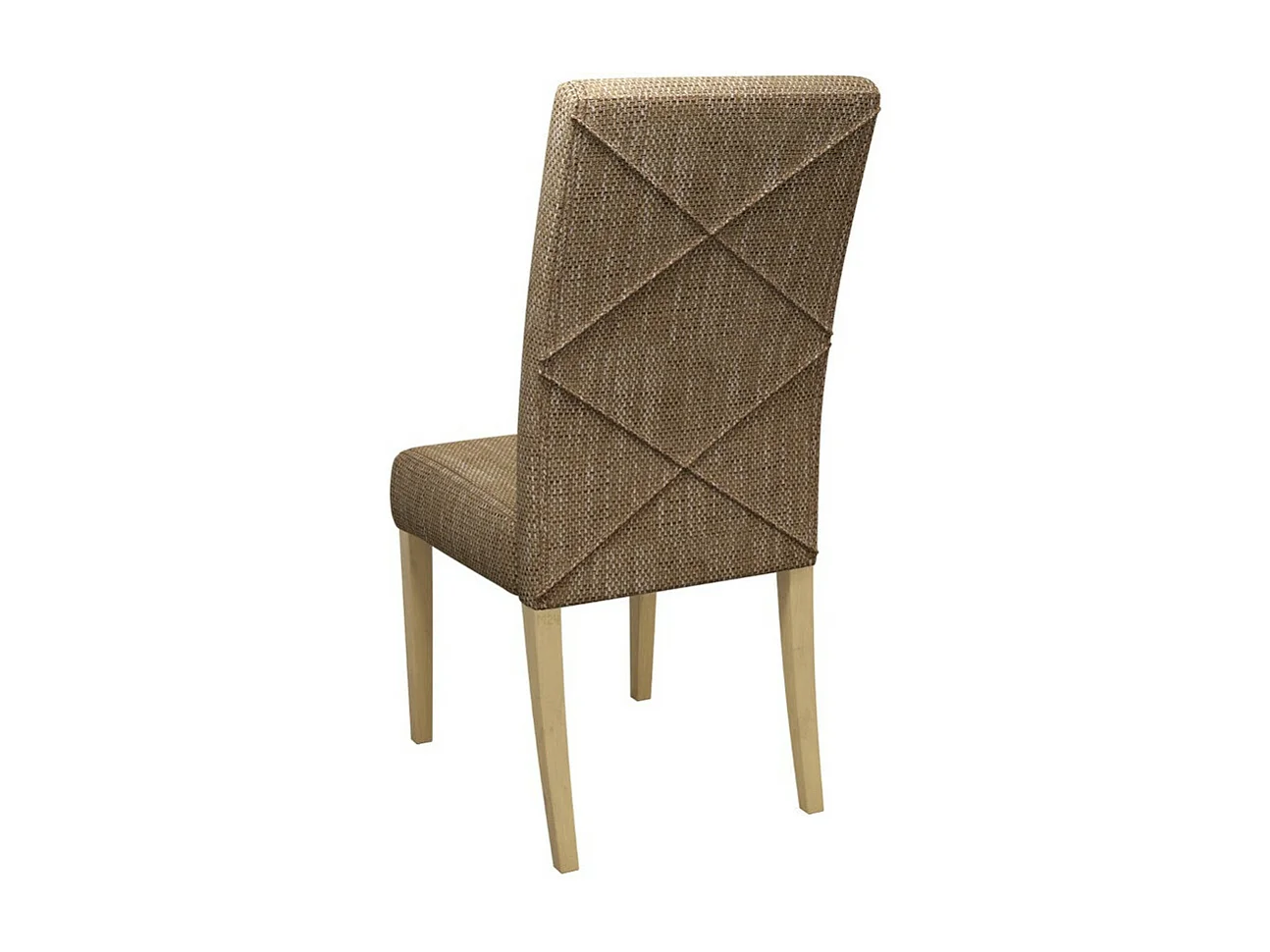 Chaise Sparks 184, Sonoma chêne|Marron, 105x45x42cm, Tapisserie, En bois, Bois