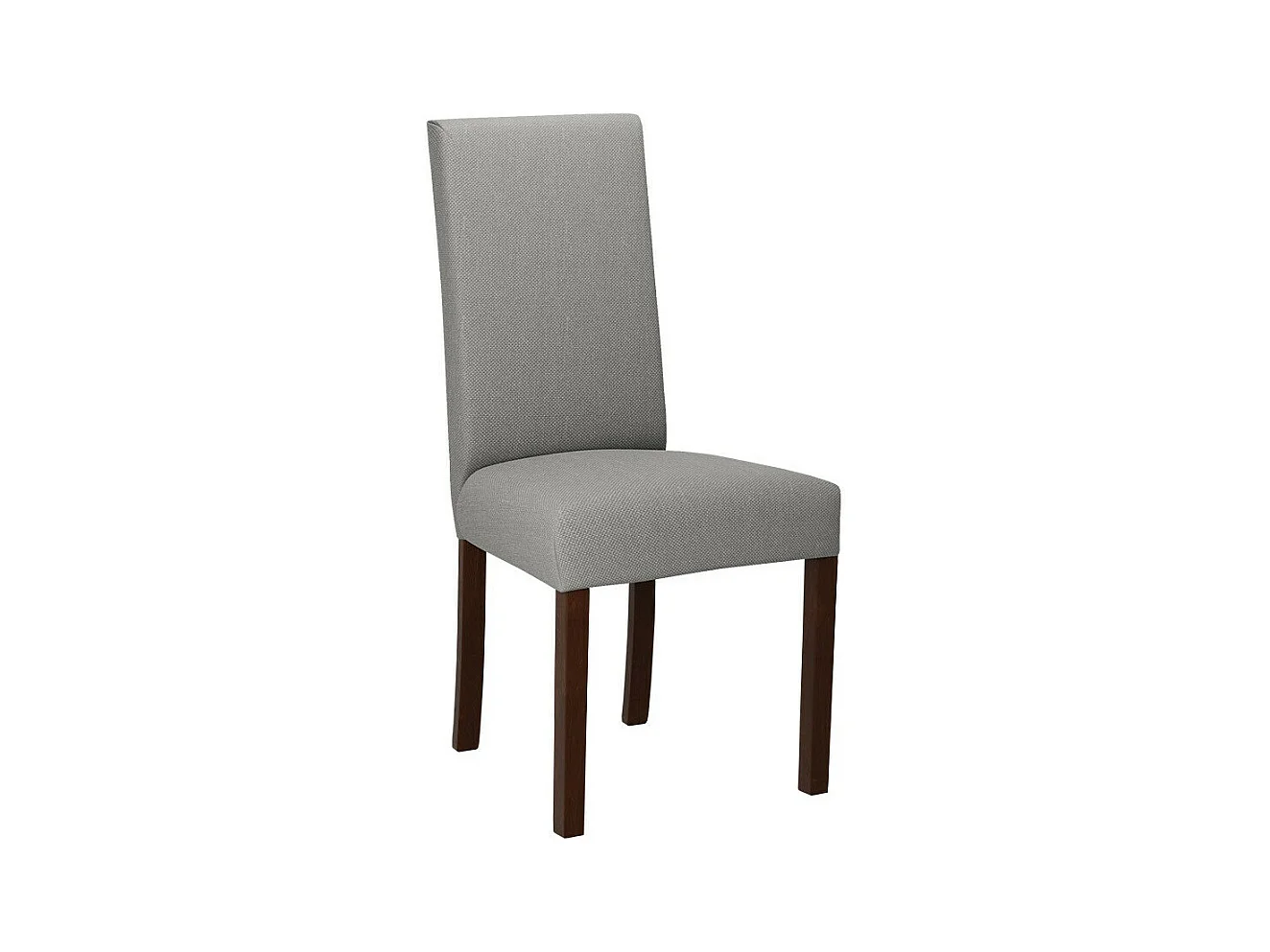 Chaise Victorville 160, Gris clair|Noix, 97x45x41cm, Tapisserie, En bois, Bois