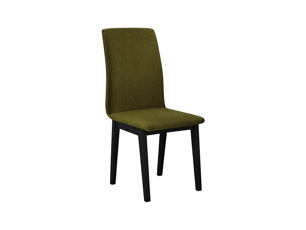 Chaise Victorville 268, Vert|Noir, 90x43x51cm, Tapisserie, En bois, Bois