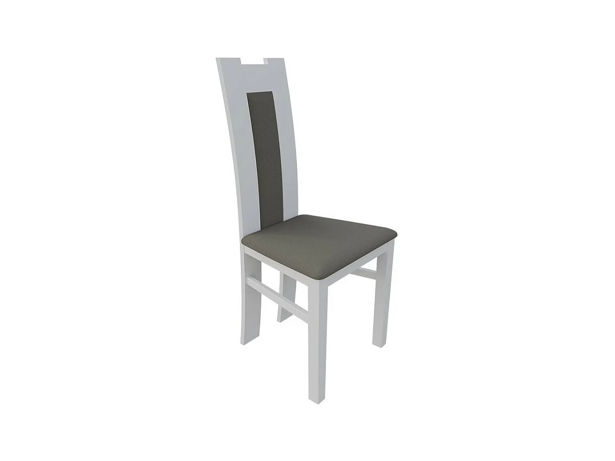 Sedia Sparks 109, 96x46x40cm, Eco pelle, Di legno, Legno
