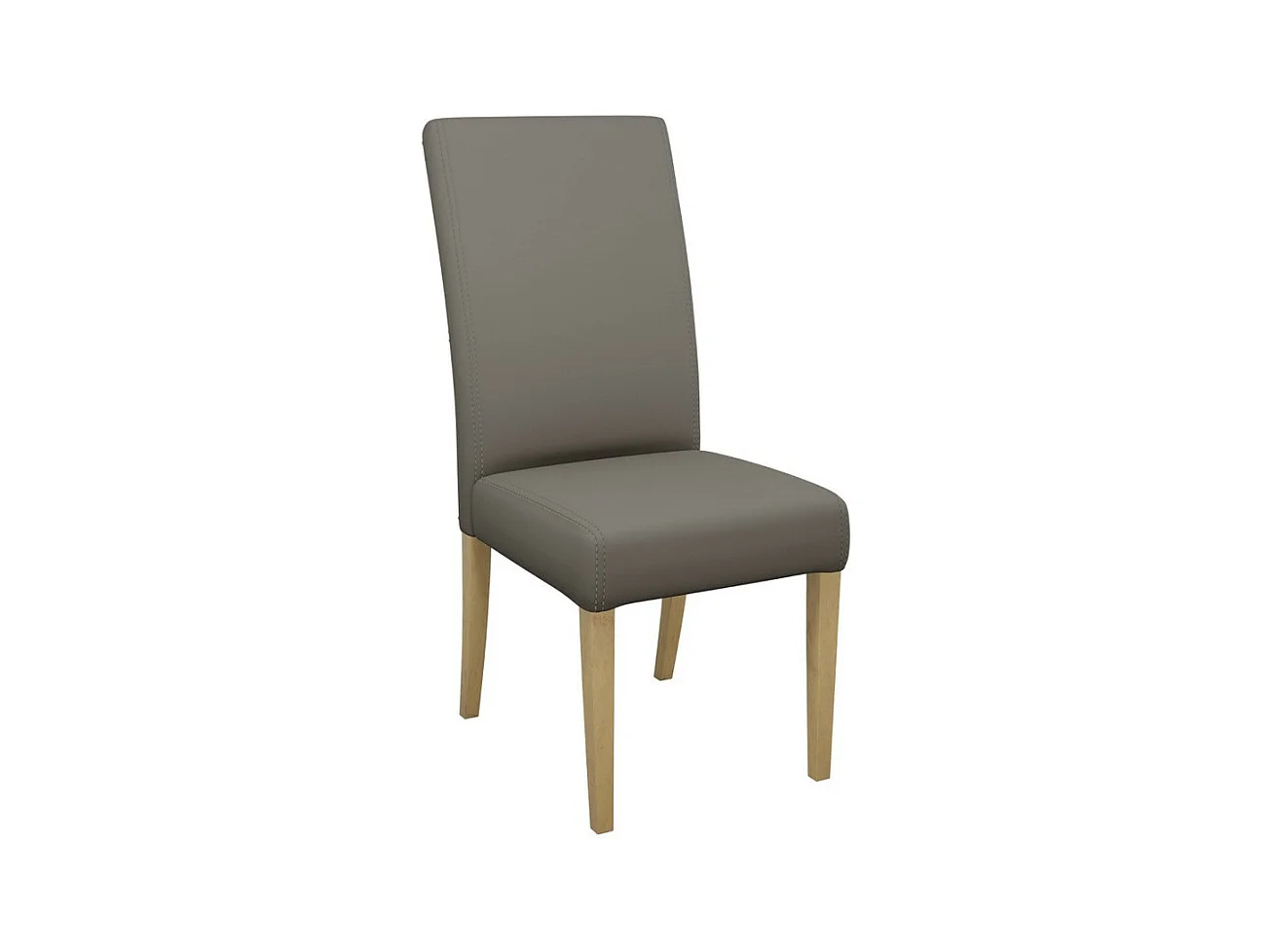 Chaise Sparks 184, Sonoma chêne|Marron, 105x45x42cm, Faux cuir, En bois, Bois