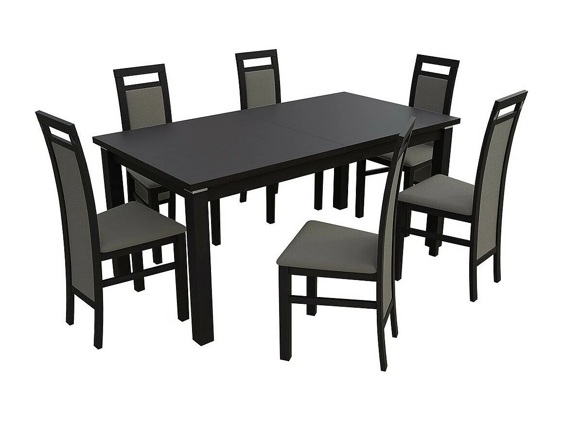 Silla Sparks 100, 97x46x40cm, Cuero ecológico, De madera, Madera