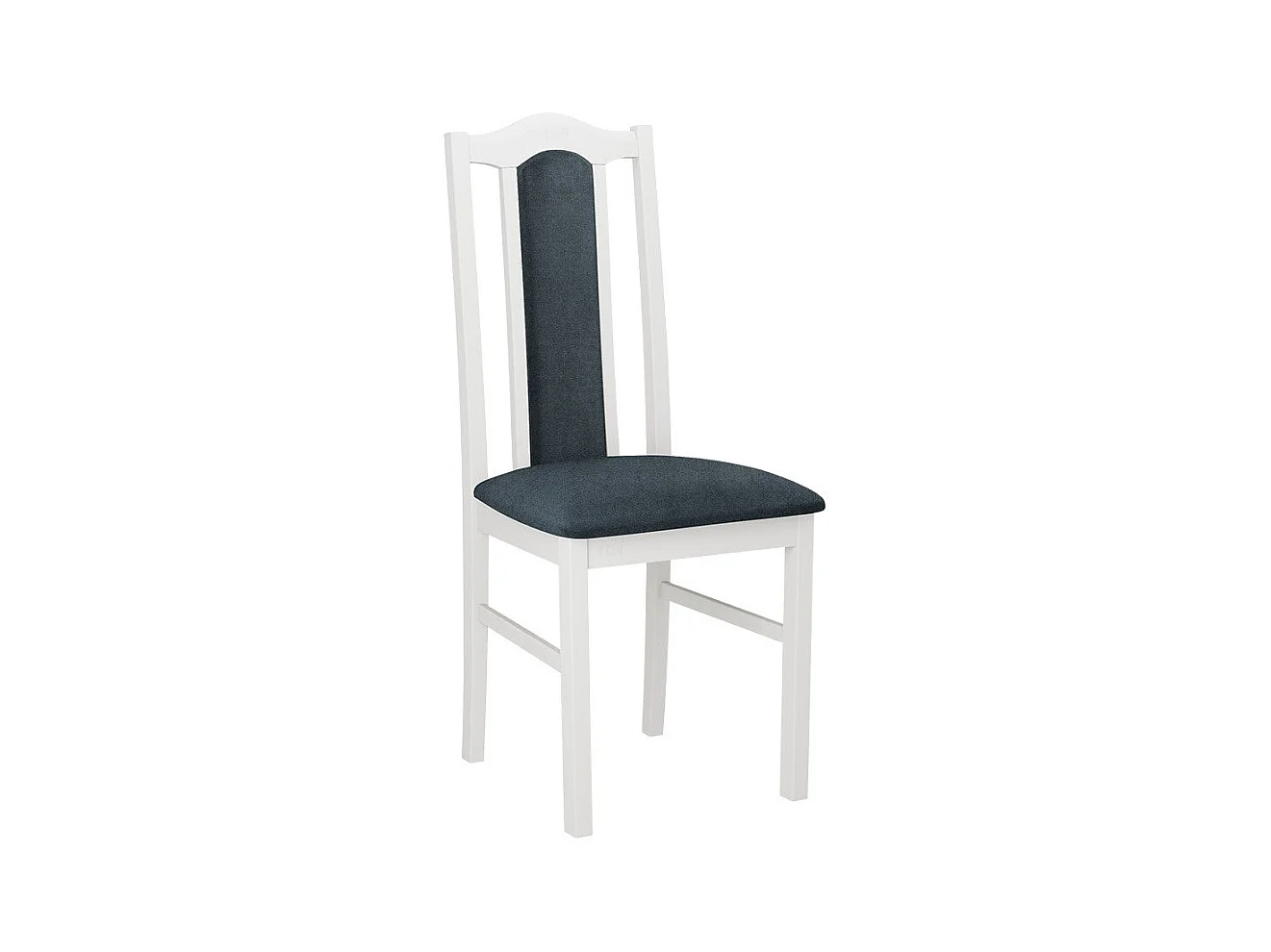 Silla Victorville 144, Gris|Blanco, 97x43x40cm, Tapiz, De madera, Madera
