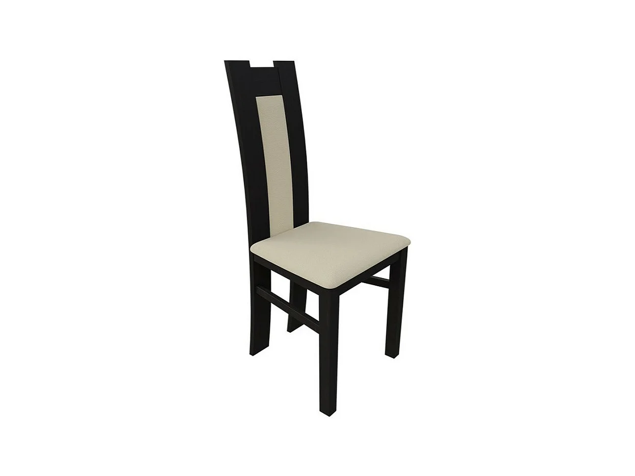 Sedia Sparks 109, 96x46x40cm, Eco pelle, Di legno, Legno