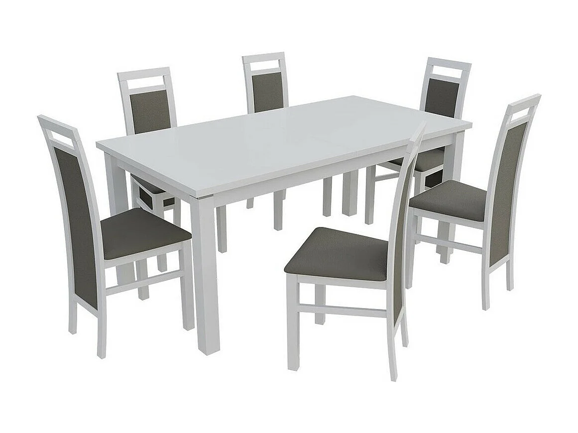 Silla Sparks 100, 97x46x40cm, Cuero ecológico, De madera, Madera