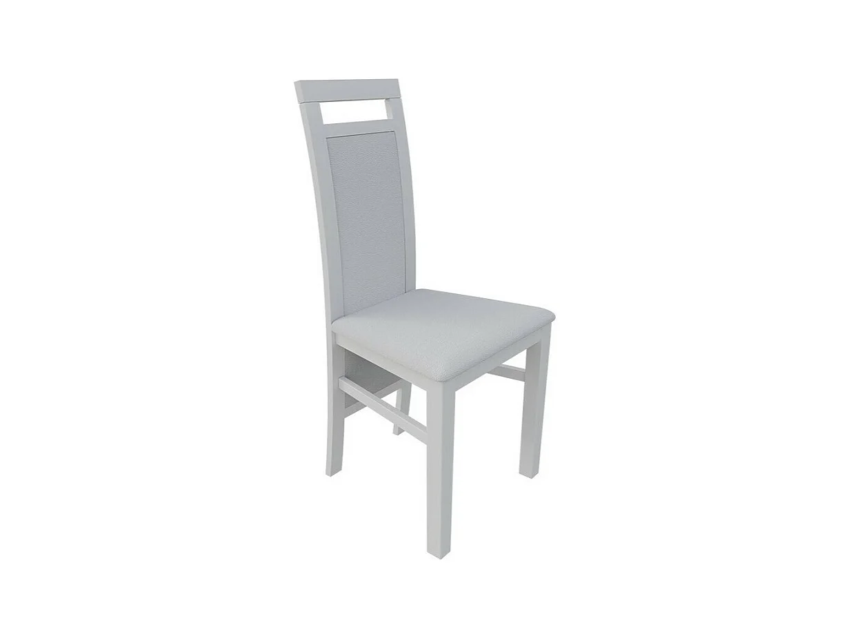 Chaise Sparks 100, 97x46x40cm, Faux cuir, En bois, Bois