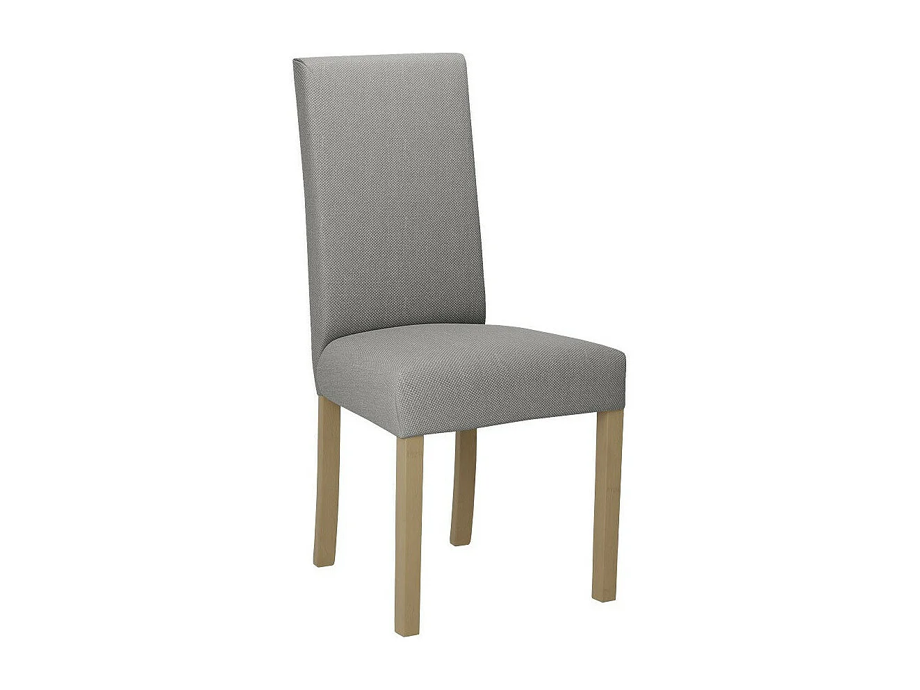Chaise Victorville 160, Gris clair|Sonoma chêne, 97x45x41cm, Tissu, En bois, Bois
