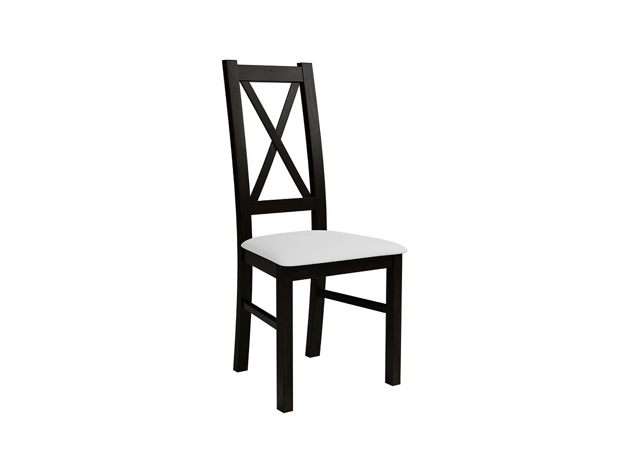 Sedia Sparks 117, Wenge|Bianco, 95x46x40cm, Di legno, Legno