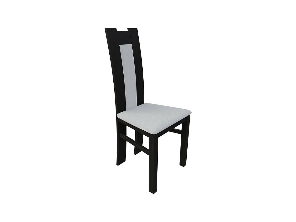 Sedia Sparks 109, 96x46x40cm, Eco pelle, Di legno, Legno